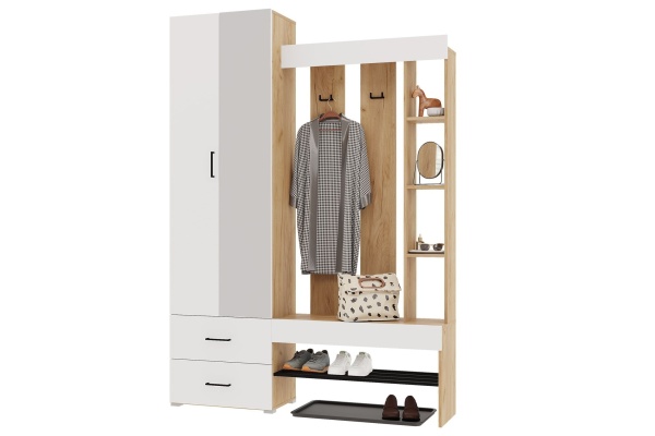 Прихожая Денди (Ш-1500 × В-2116 × Г-350 мм)/Разные Цвета