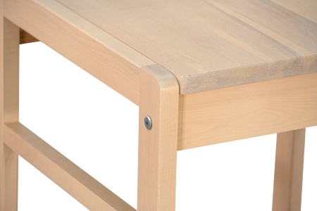 Стул с сиденьем массив выбеленная береза