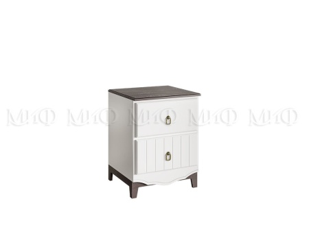 Спальный Гарнитур Виолетта МДФ Белый (Шкаф+Комод+Тумбы+Кровать)