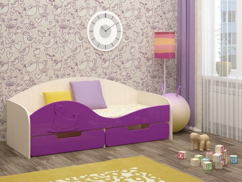 Детская Кровать Юнга-8 МДФ/Разные Цвета