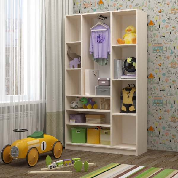 Шкаф Ириска-12 МДФ (Ш-1200 х В-2000 х Г-430 мм)/Разные Цвета